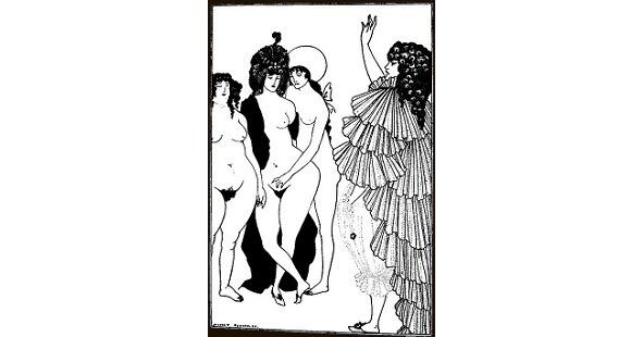 О Бердслей Лизистрата берет клятву у афинских женщин Пикантный сюжет - фото 7