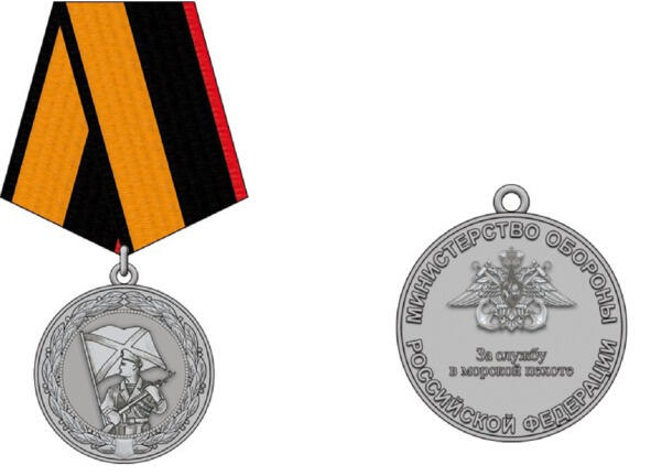 Медалью За службу в морской пехоте награждаются военнослужащие проходящие - фото 12