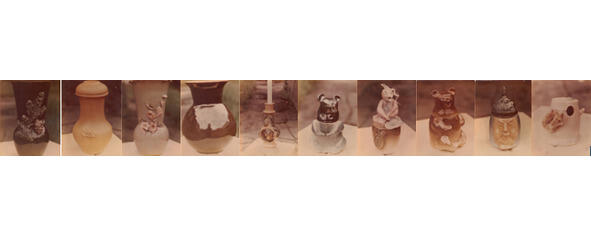 Образцы изделий керамического цеха Автор с дочерью Софьей в музее им Н М - фото 3