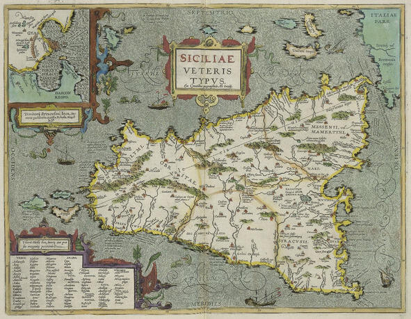Карта Сицилии Digital image courtesy of the Gettys Open Content Program - фото 3