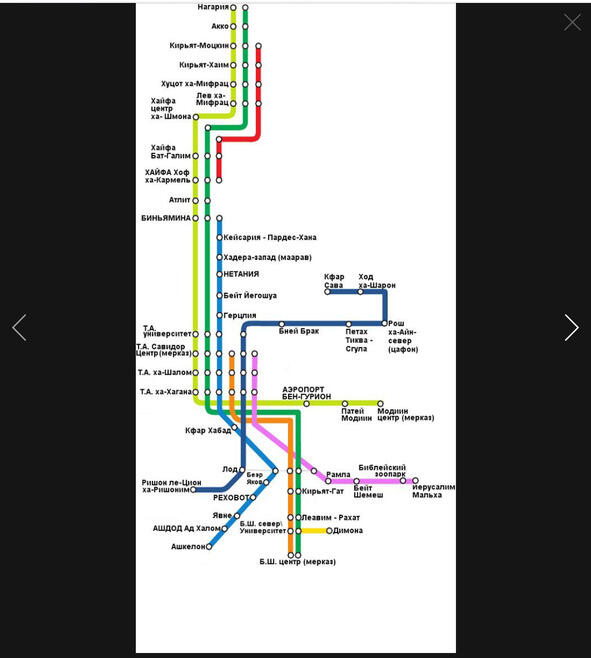 Схема израильских железных дорог на русском Очень удобно Возвращаясь к - фото 9
