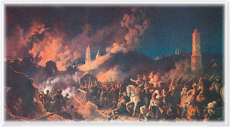 Битва под Полоцком в 1812 году Художник П фон Гесс 18 июня французы заняли - фото 3
