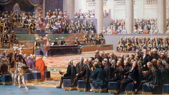 заседание Генеральных Штатов 1789 год В мае 1789 года в Париж прибывают - фото 5