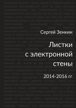 Сергей Зенкин - Листки с электронной стены. 2014—2016 гг.