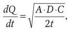 где Q количество всосавшегося вещества за определенное время t D константа - фото 3