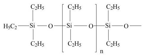 Рис 5 Структура полидиэтилсилоксановых жидкостей Эсилоны представляют собой - фото 6