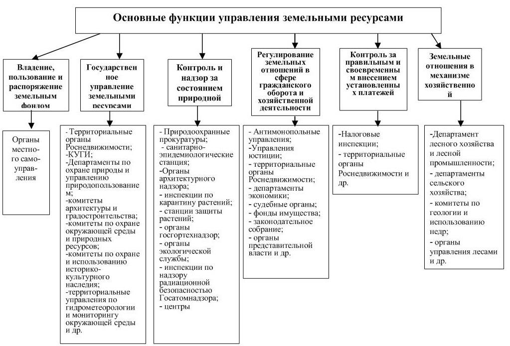 Рисунок 2 Функциональная структура управления земельными ресурсами регионов - фото 2