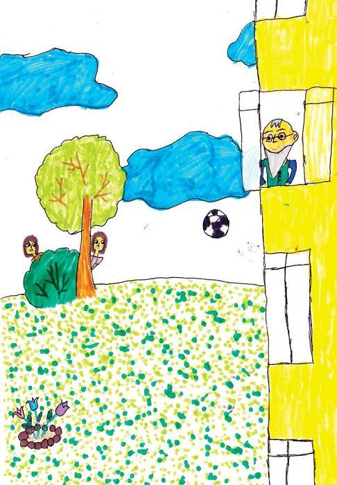 Колька с Сашкой во дворе Мяч гоняют по траве Рядом Зина и Марина Наблюдают в - фото 3