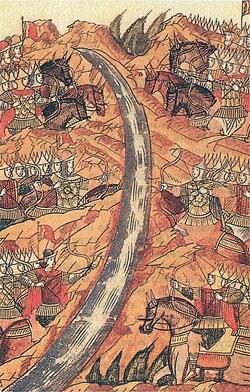 Великое стояние на реке Угре Миниатюра летописного свода XVI век По одной - фото 2