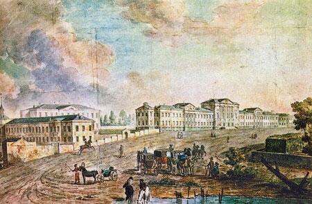 Военный госпиталь Акварель мастерской Ф Алексеева Начало XIX века С - фото 4