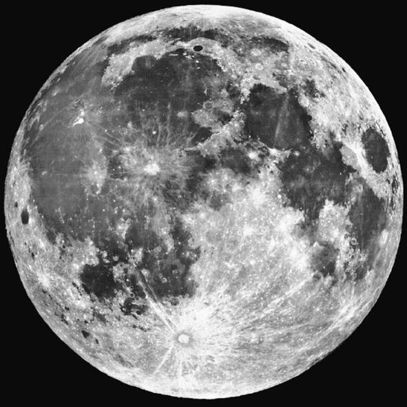 Р II1 Вид полной Луны в телескоп снабженный светофильтрами Луна - фото 3