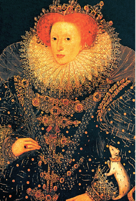 В Сегар Елизавета I с горностаем символом королевской власти Англии 1585 - фото 7