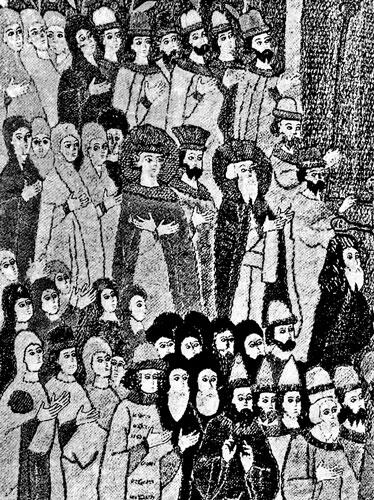 Изображение семьи Ивана III на шитой пелене того времени В пользу версии о - фото 9