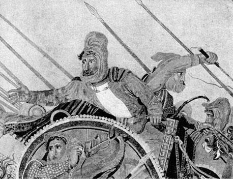 Дарий III Фреска в Помпеях После победы Александра под Гавгамелами его армии - фото 2