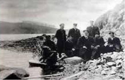 1889 год Осмотр линии изысканий КВЖД вице председателем С И Кербедзом Одни - фото 2