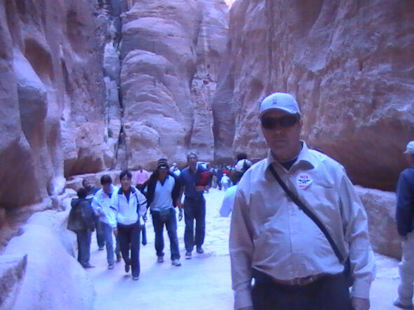Иордания г Петра Ущелье Сик 2008 год Приехали в Шарм ель Шейх уже за - фото 8