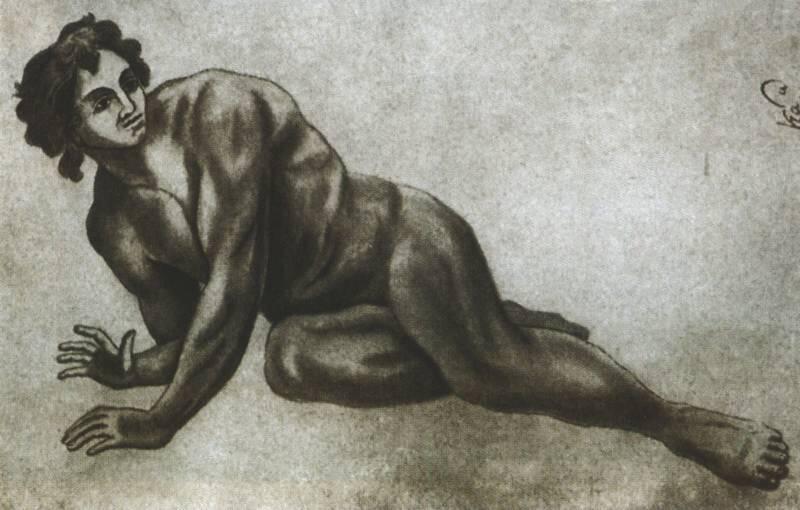 Каин Рисунок МВ Ломоносова 1737 г с гравюры из Руководства ИД - фото 3