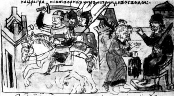Поход князя Игоря на Константинополь Миниатюра Радзивилловской летописи На - фото 2