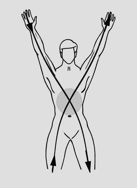 Рис 17 Хиазм на теле человека Он изображался стоящей фигурой человека у - фото 18