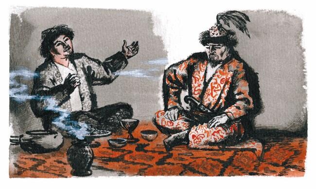 Благодатны южнорусские степи Два человека неторопливо беседуют о них сидя на - фото 11