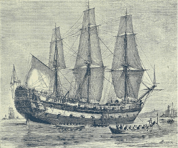 Корабль Ингерманланде 1715 год Три кампании отплавал на Ингерманланде - фото 4