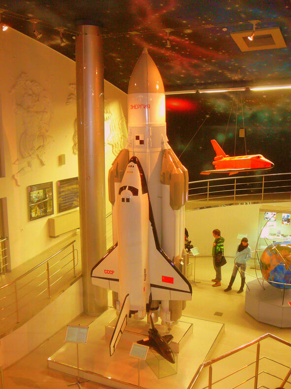 Макет корабля Буран в музее космонавтики г Москва В законсервированном - фото 8