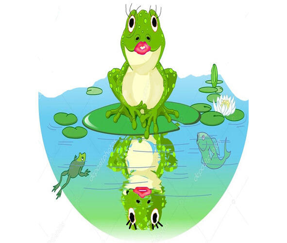 У большой лягушки У смешной квакушки У почти зелёной И не очень скромной - фото 1