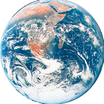 Фотография Земли из космоса на которой видно каким образом земля с водой - фото 16