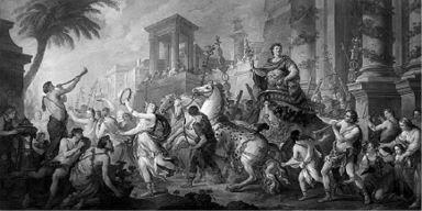 ШарльЖозеф Натуар Прибытие Марка Антония в Эфес 1741 Музей изобразительных - фото 15