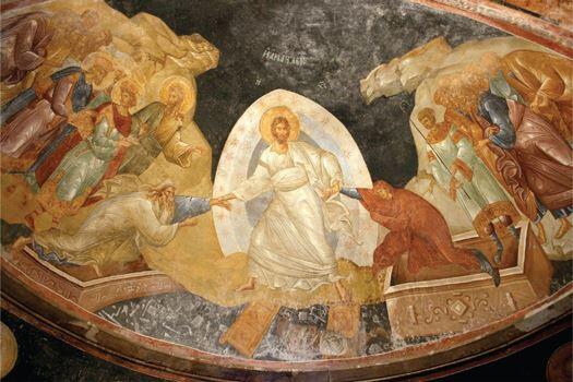 19 Фреска Воскресение Христово в КахриеДжами Стамбул около 1320 г - фото 19