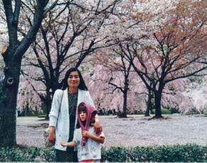 Киото Япония 1987 год Мама и я наша бесконечная любовь к ханами наблюдение - фото 11